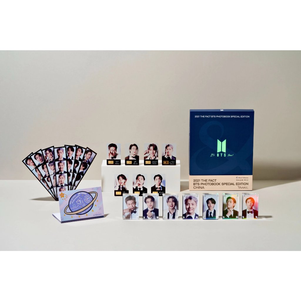 [READY STOCK] BTS 2021 THE FACT Photobook China Special Edition With Bonus Benefit Photocard Set