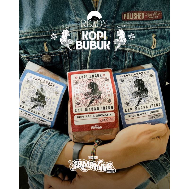 

PAMANJUR KOPI BUBUK RACIK MALANG CAP MACAN IRENG