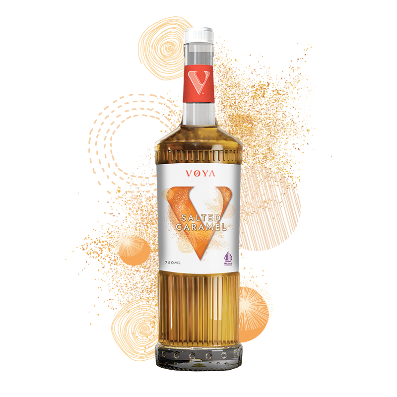 

VOYA Premium Salted Caramel Syrup 750 ML (Sirup Karamel Asin)
