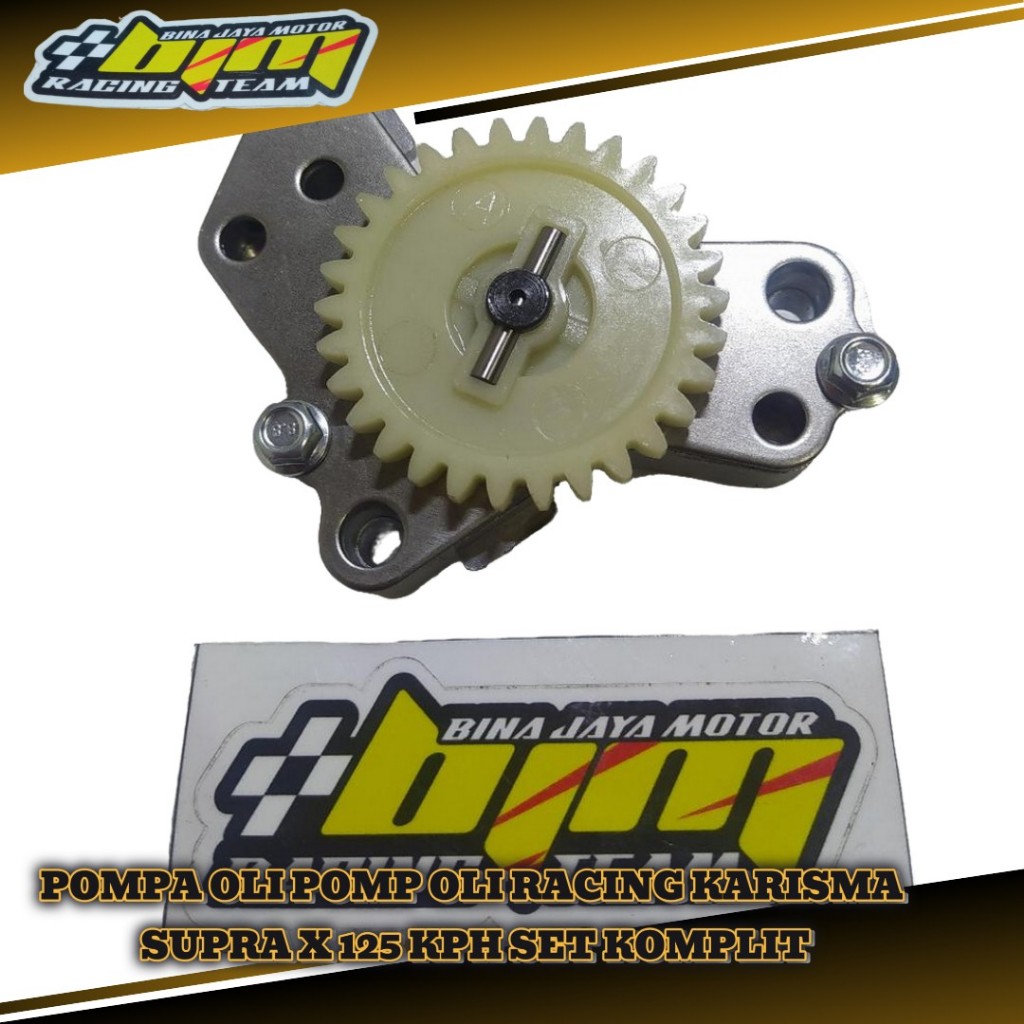 POMPA OLI POMP OLI RACING KARISMA SUPRA X 125 KPH SET KOMPLIT