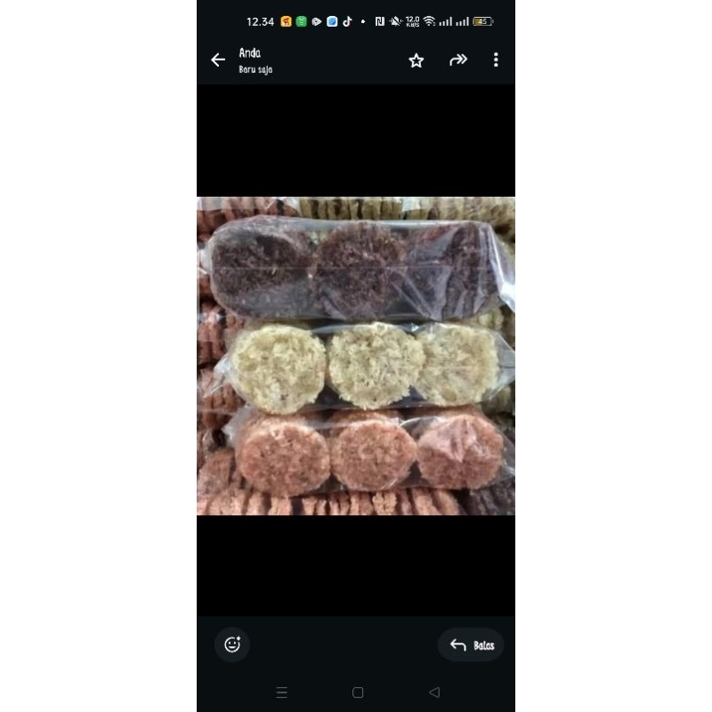 

rengginang mentah asli