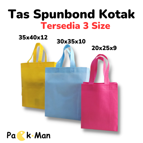 

Tas Box Goodie Bag Spunbond Standing | Tas Bingkisan Souvenir Bagus dan Tebal | Tas Kain Polos