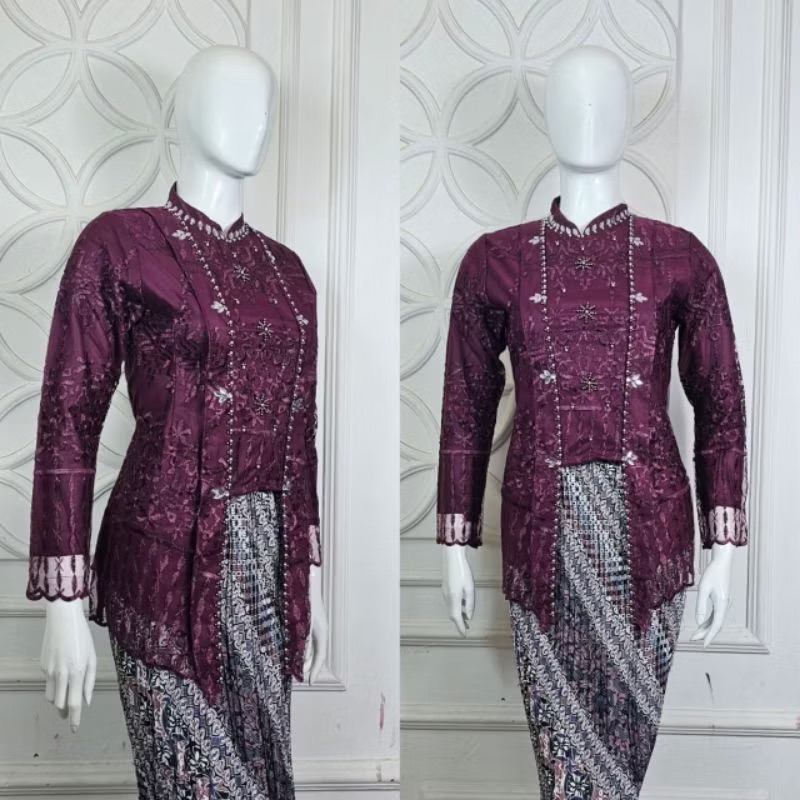 Stelan Kutu Baru Set Kutu Baru Hijab / Kutu Baru / Kebaya Kutu Baru / Kebaya Kondangan / Kebaya Mode