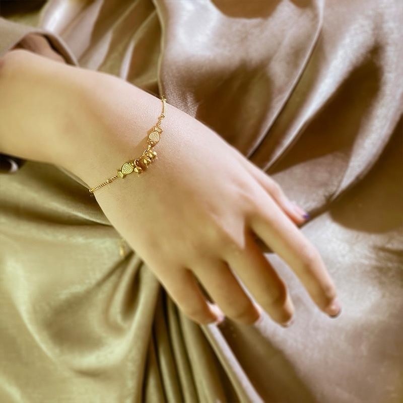 Gelang Berlian Titanium Anti Karat