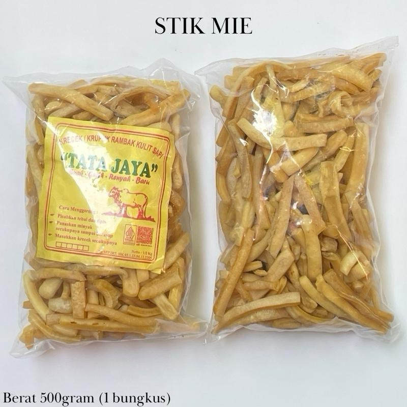 

[500gram] Dorokdok Krecek Rambak Tatajaya Stik Mie Kerupuk Kulit Sapi Asli Mentah