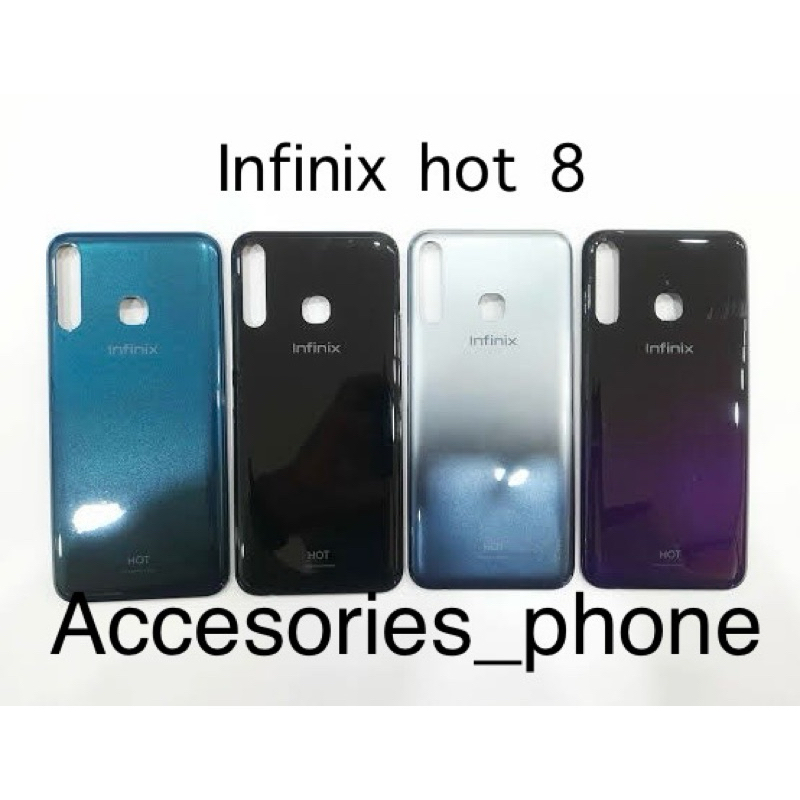Backdor infinix hot 8 / x650 tutup belakang infinix hot 8