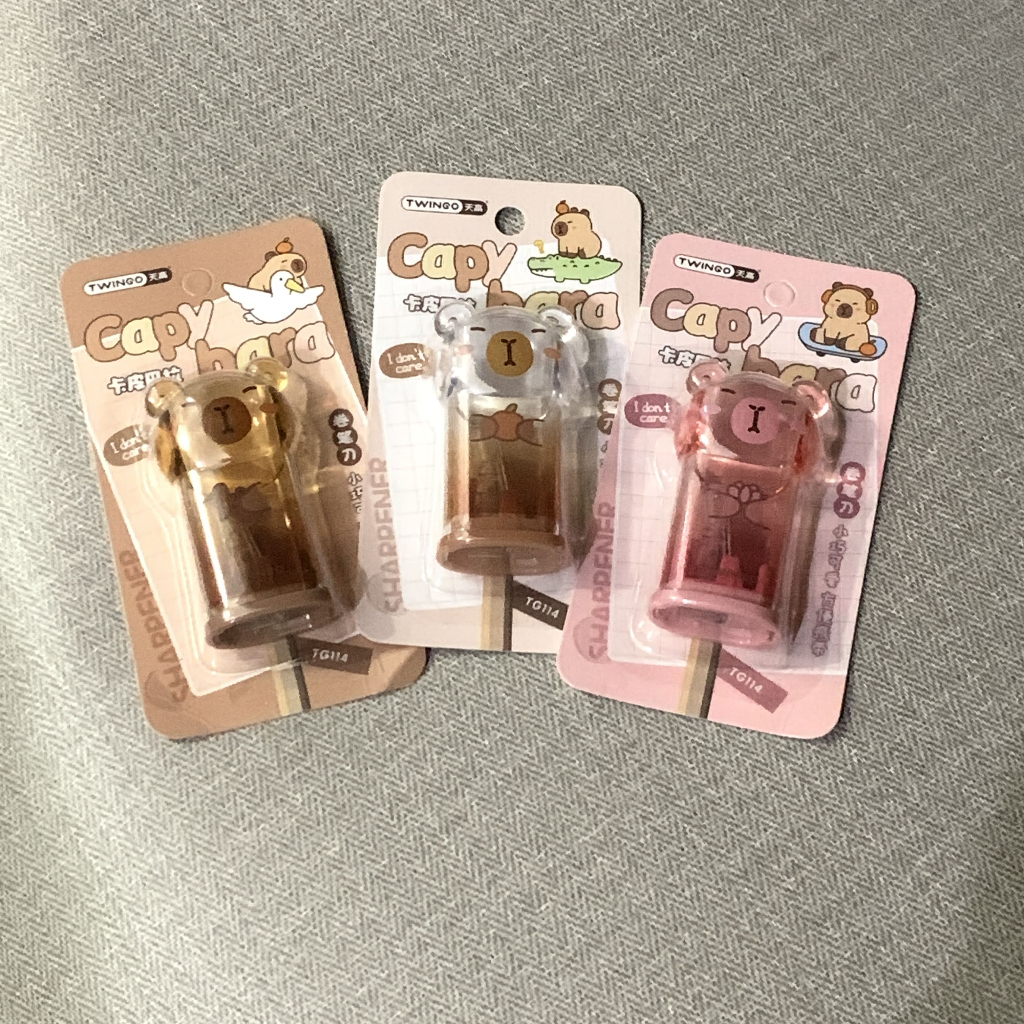 

Capybara Pencil Sharpener Transparent | Rautan Pensil Lucu