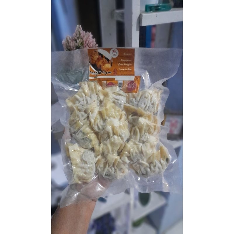 Pangsit ayam dimsum frozen kemasan vakum Torry food