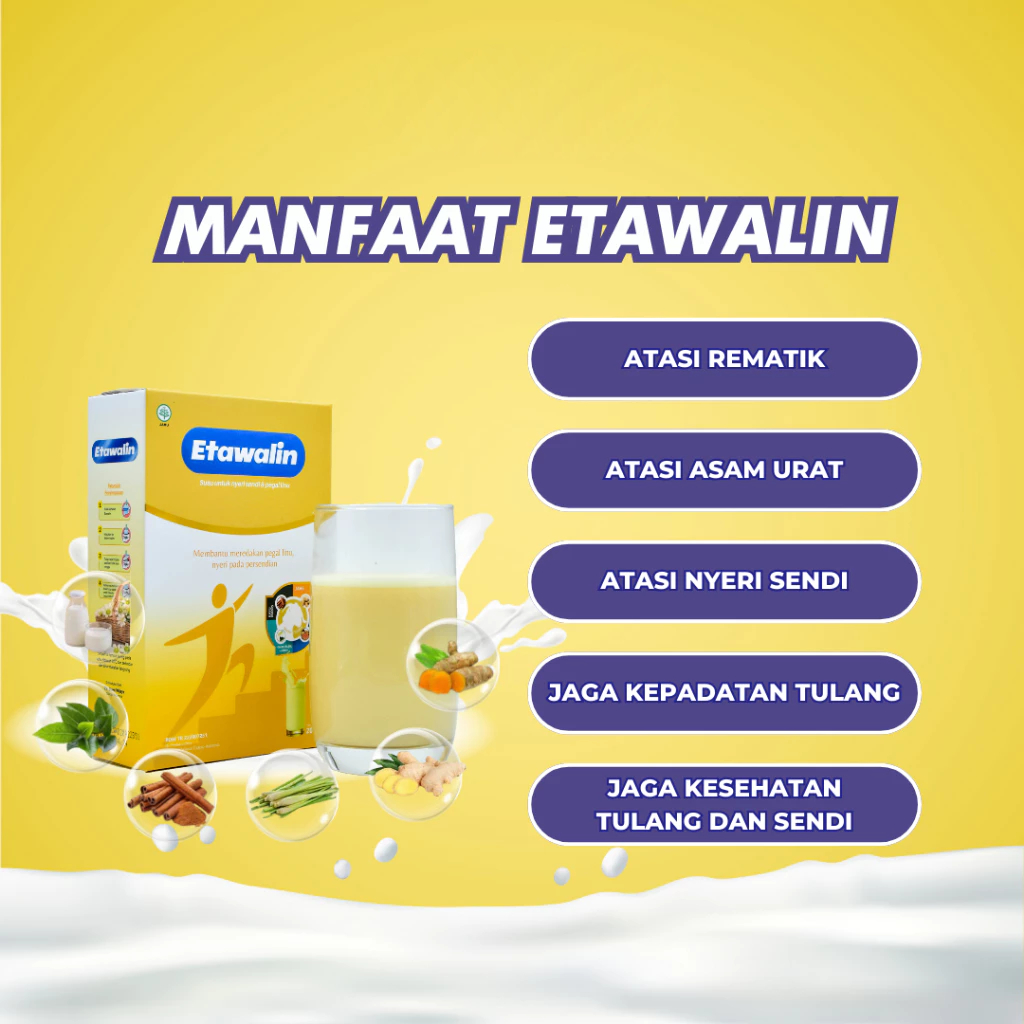 

DA Etawalin : Susu Kambing Atasi Nyeri Sendi Dan Asam Urat Orinal 1 Box