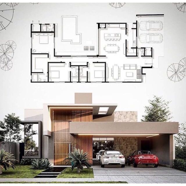 Design rumah 3D minimalis full interior