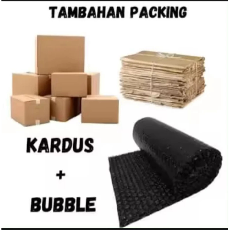 

DUS PACKING + BUBBLEWRAP UNTUK KEAMANAN PAKET