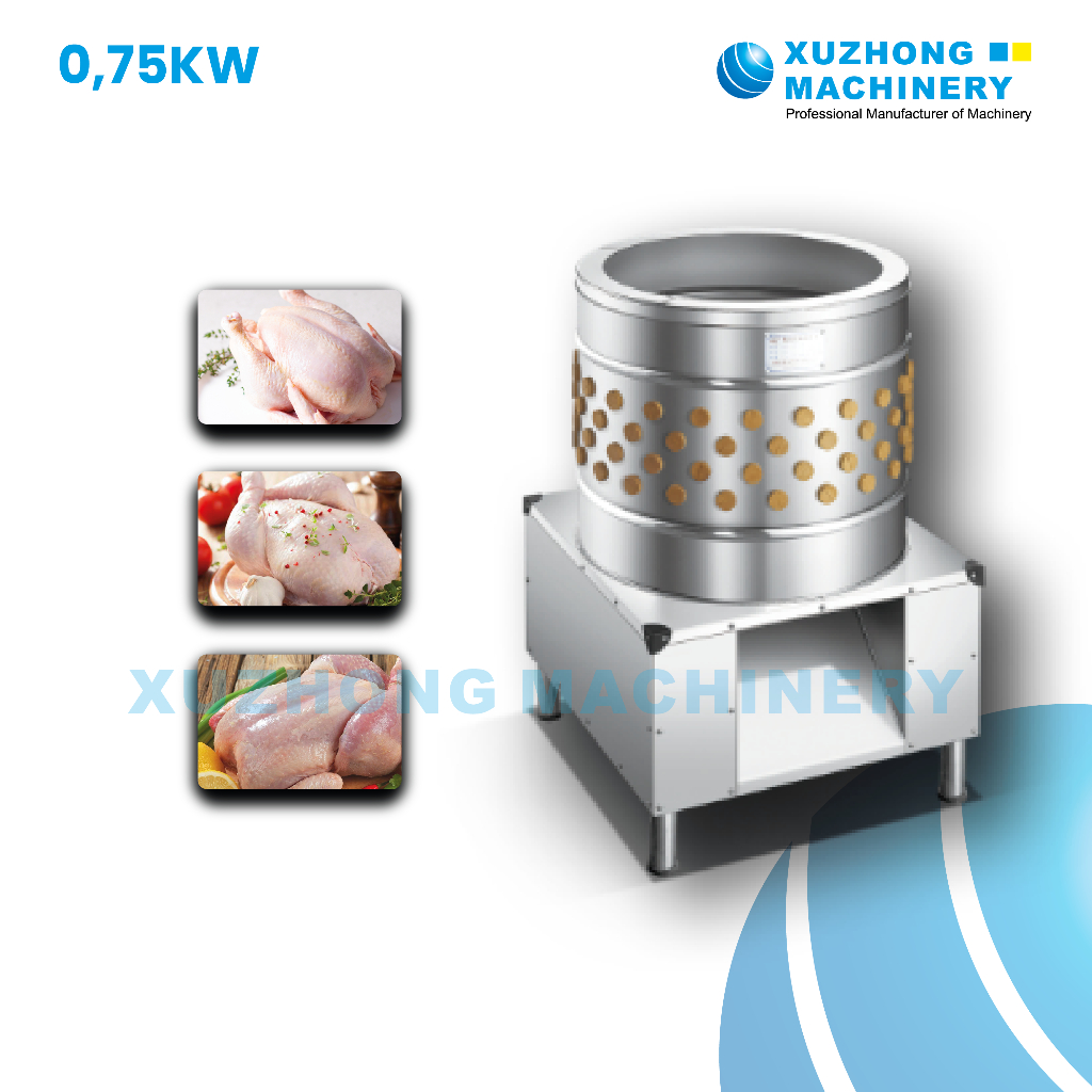 Mesin Pencabut Bulu Ayam (kecil) 0.75KW