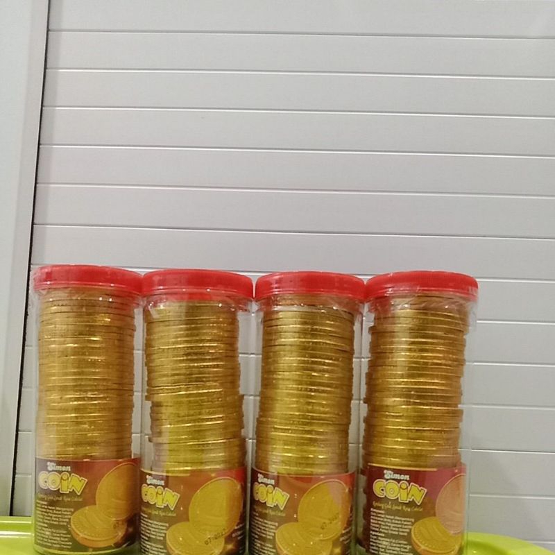 

COKLAT KOIN/ COIN SIMON 1 TOPLES ISI 40 KEPING