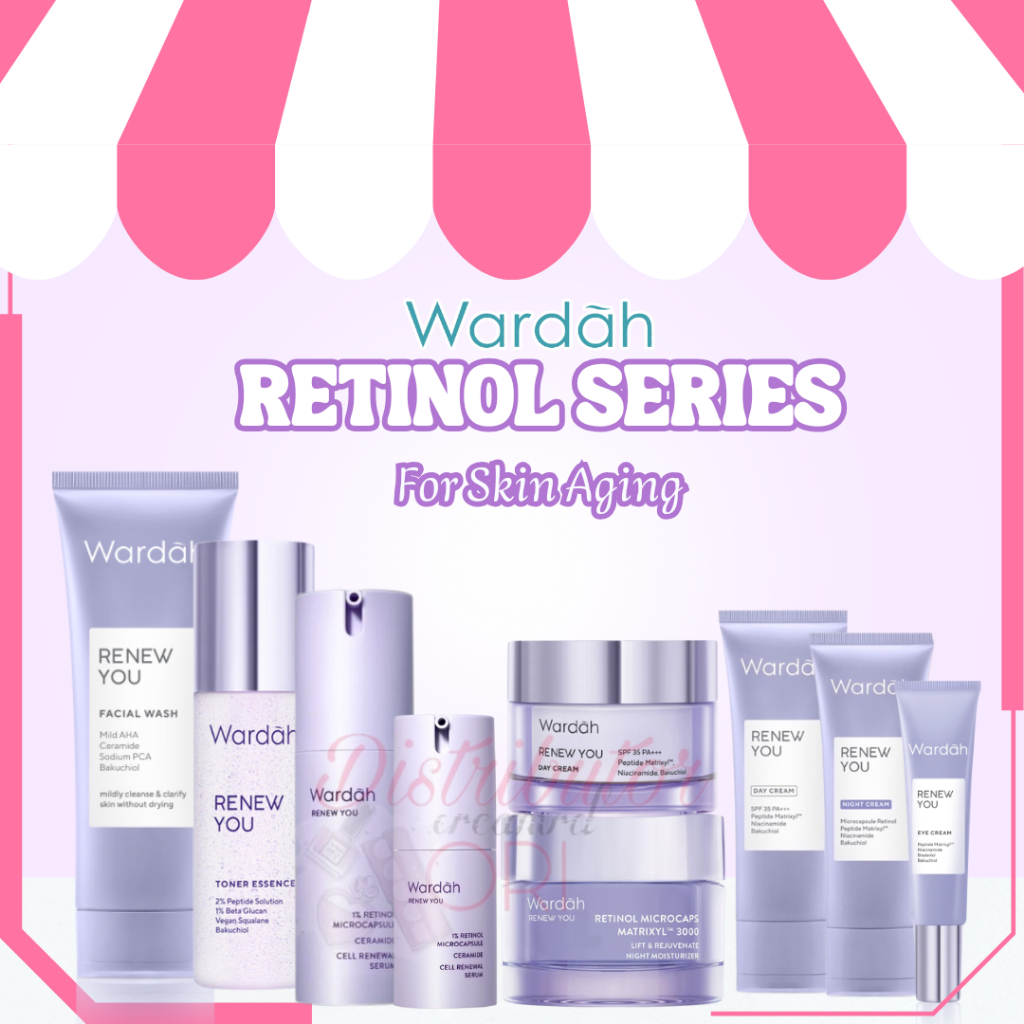 WARDAH Renew You Anti Aging SERIES | Day Cream | Serum 15 Ml | Serum 30 Ml | ALL SERIES | BPOM | ORI