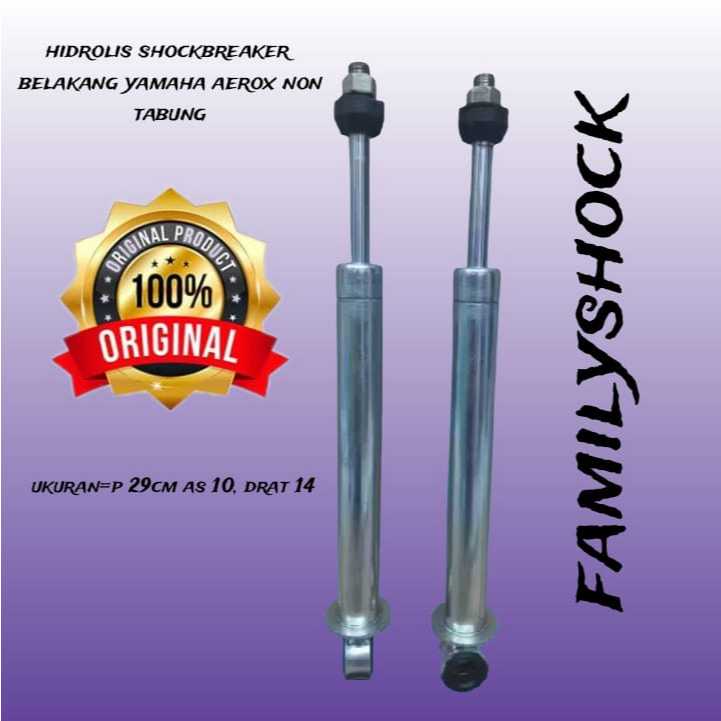 HIDROLIS/HIDROLIK SHOCKBREAKER BELAKANG YAMAHA AEROX NO TABUNG