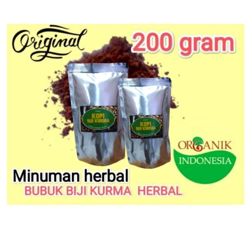 

BUBUK BIJI KURMA MINUMAN HERBAL 200 GR