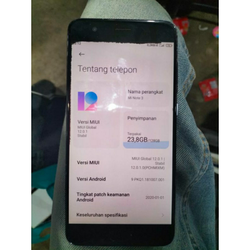 mi note 3 6/128GB nfc