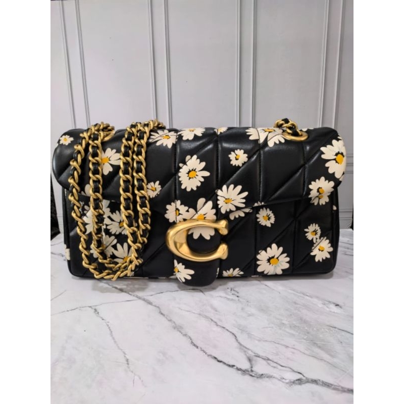 Coach Tabby Shoulder Bag 26 with Quilting and Floral Print
