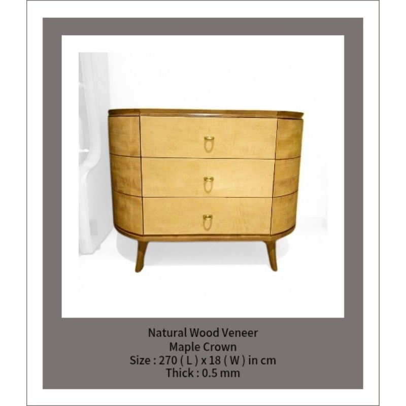 MAPLE CROWN™ - Natural Wood Veneer - Veneer Kayu Alami