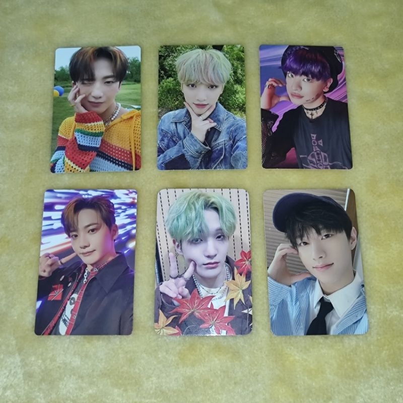 [baca deskripsi] photocard xikers official minjae yujun yechan sumin hyunwoo