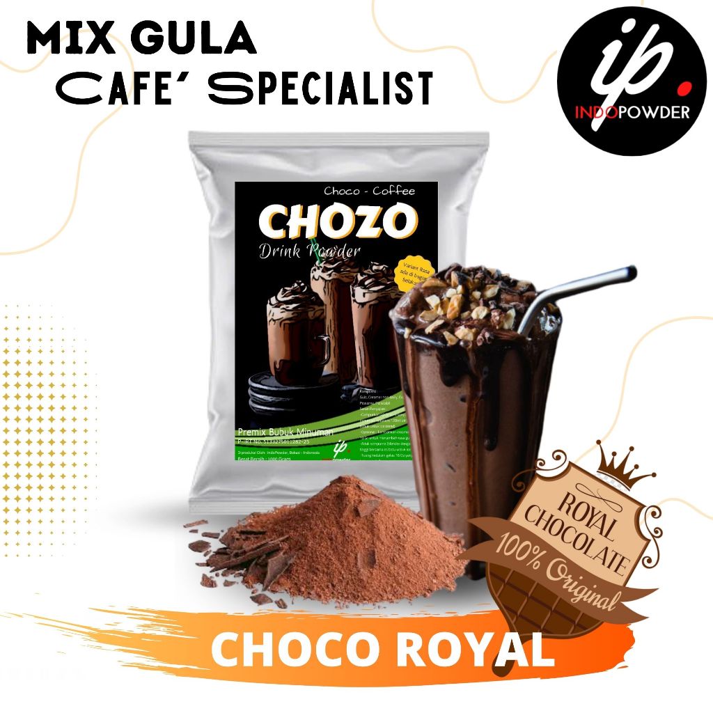 

IP Bogor - Bubuk Minuman Rasa CHOCO ROYAL 1Kg Untuk Cafe, Waralaba dan Resto