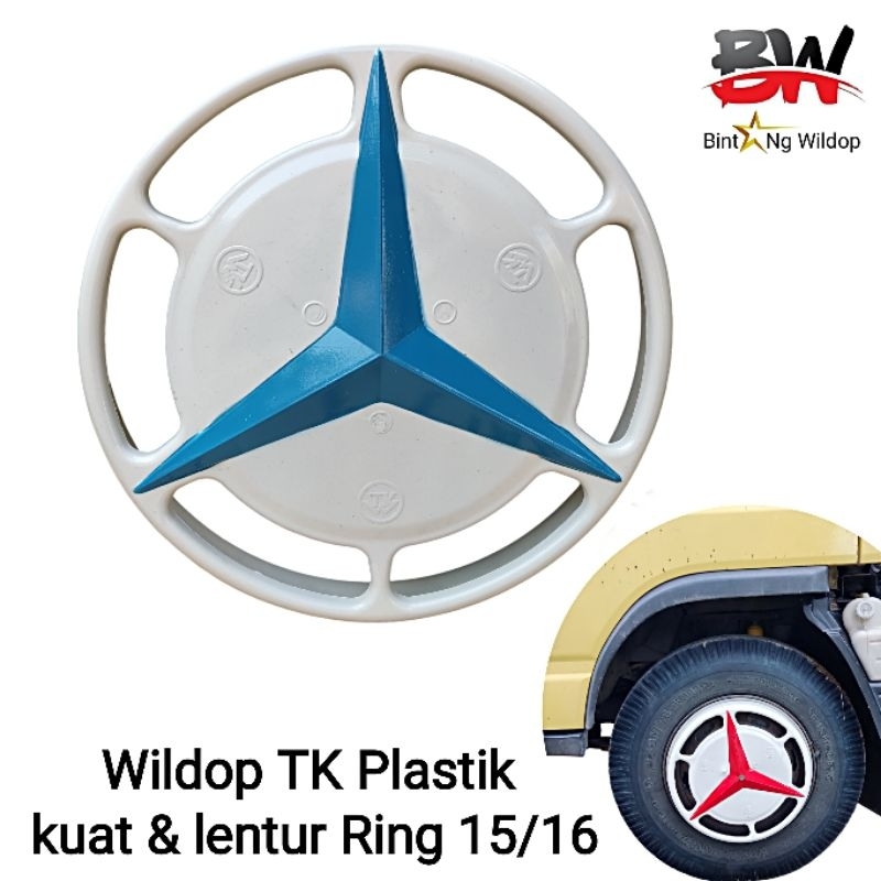 Wildop truk engkel  plastik tk terbaru mercy racing kastem cat merah ring 15 16