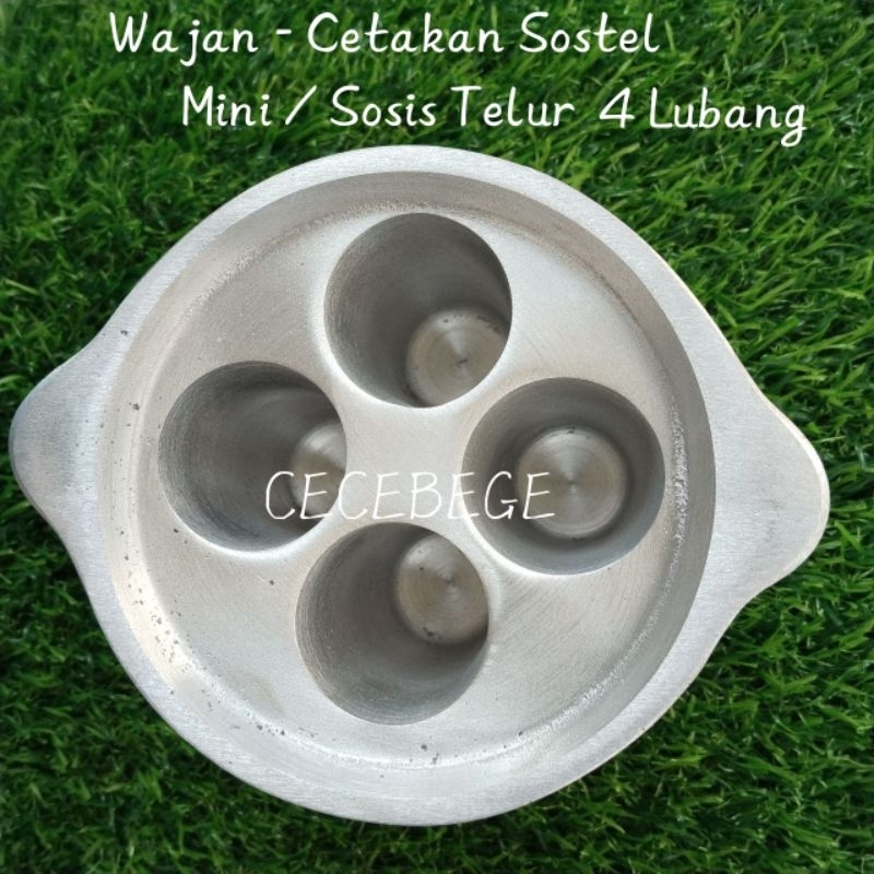 Lubang 4 Cetakan Sostel Wajan Sostel Cetakan Sosis Telur Cetakan Sostel Mini 2000an Wajan Sosis Telu