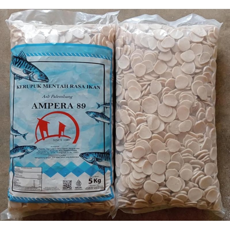 

kerupuk ikan khas palembang kemasan 1kg
