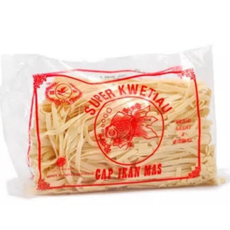 

MIE SUPER KWETIAW CAP IKAN MAS NETTO 200 GR