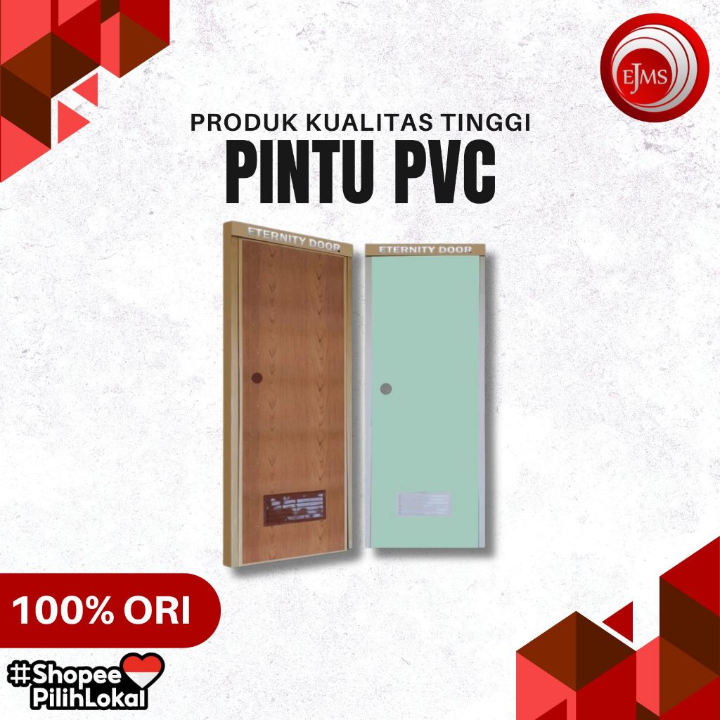 PINTU PVC KAMAR MANDI PINTU PVC + JALUSI PINTU PVC ETERNITY