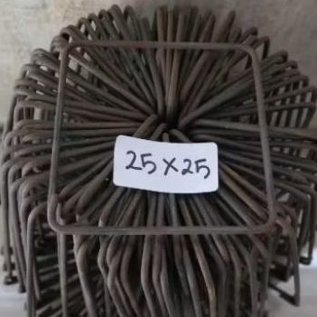 ring besi 8 mm SNI ukuran 25x25 isi 50 pcs