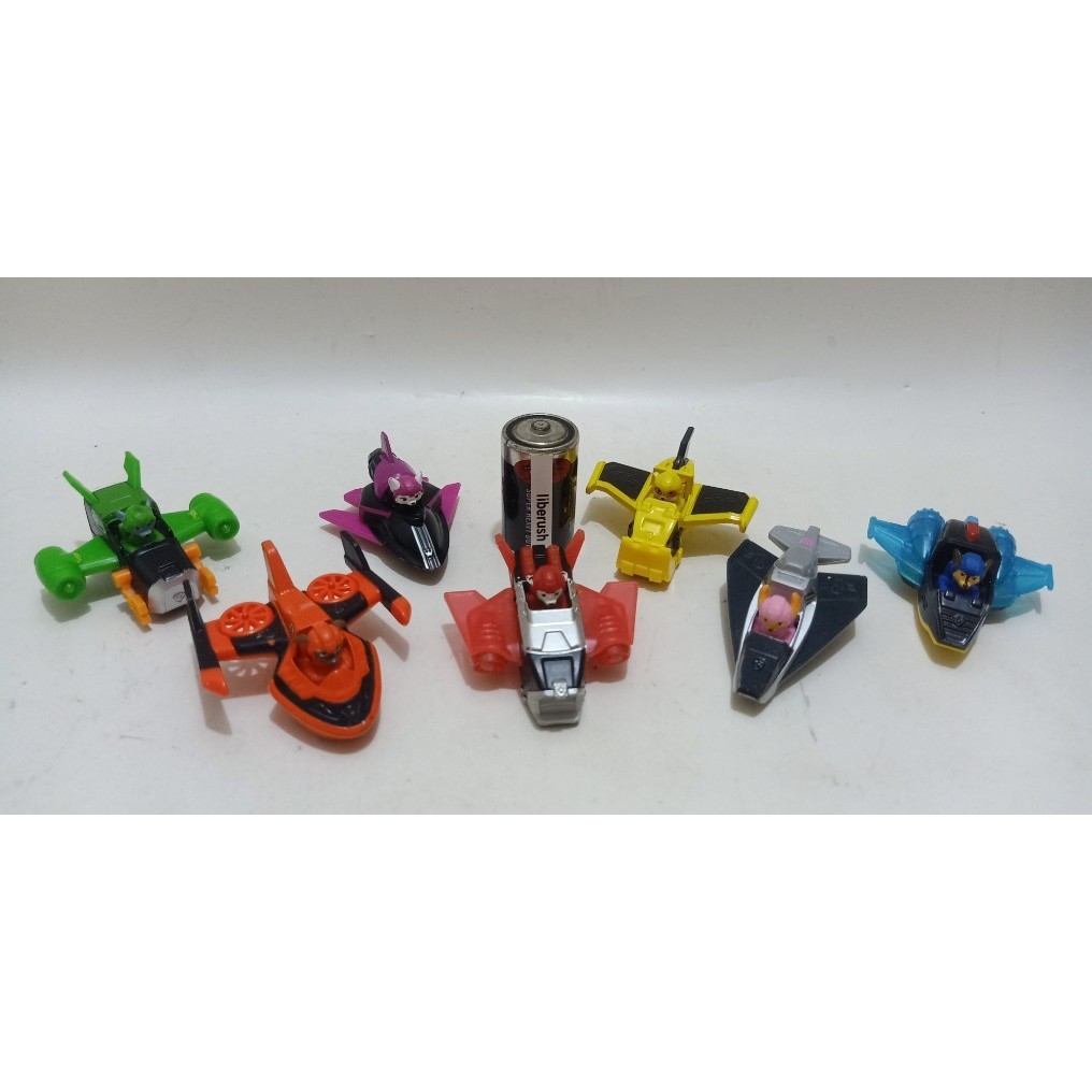 Set Diecast Spin master paw patrol True metal Jet gift pack , paw patrol jet to the rescue zuma , ma