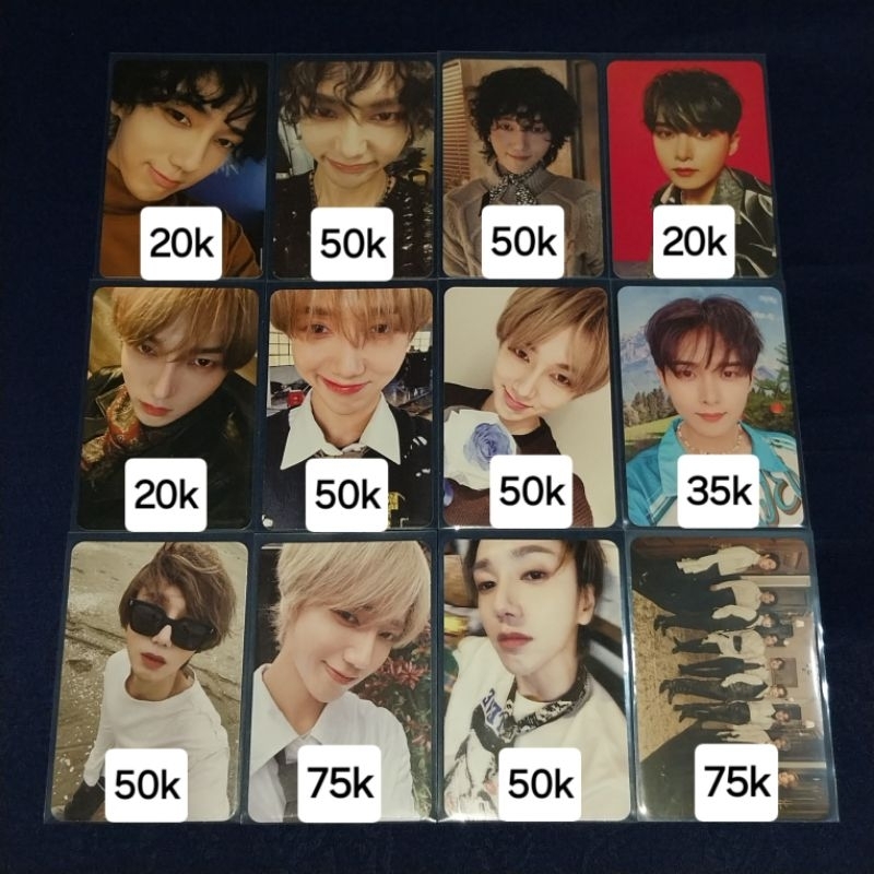[clearance sale] YESUNG RYEOWOOK SUPER JUNIOR photocard official