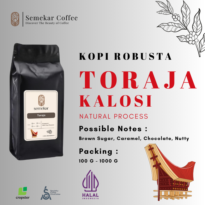 

Kopi Robusta Toraja Specialty Roasted Beans