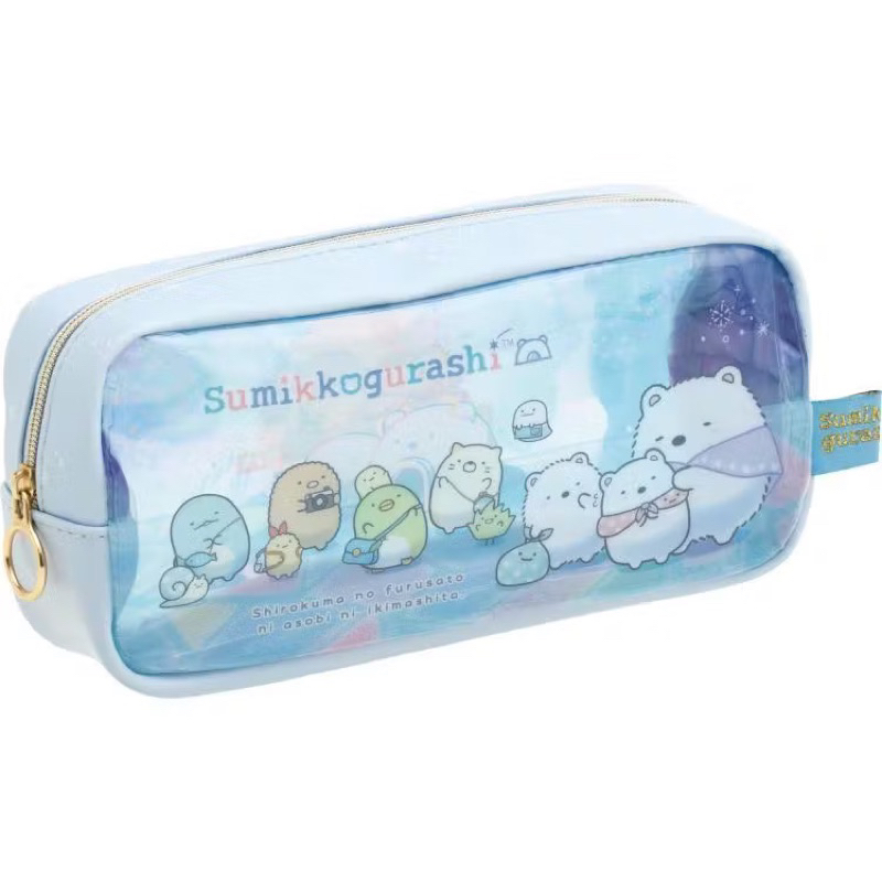 

Pencil Case Clear San-X Sumikko Gurashi Shirokuma Hometown Kotak Pensil Pouch Limited Edition