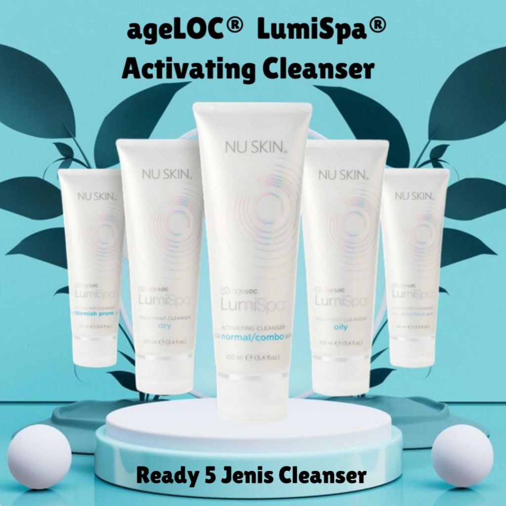 By NU Skin ageLOC LumiSpa iO Activating Cleanser Untuk 5 Jenis Kulit – Glow Mart ID