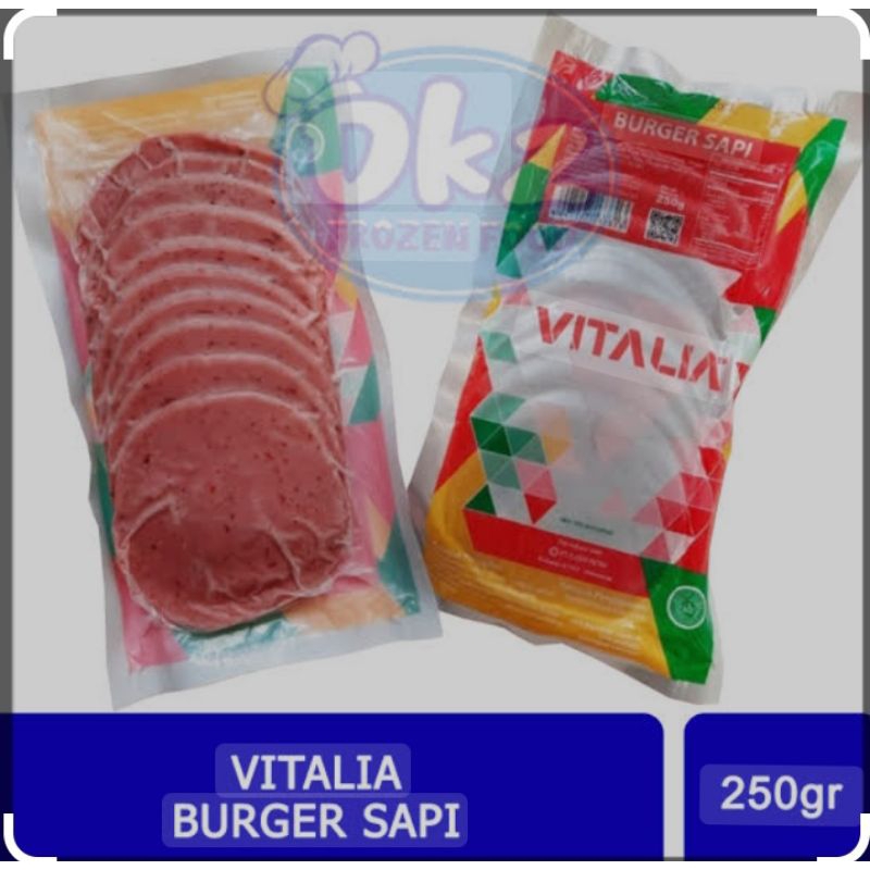 

Vitalia Burger Sapi 10 Pcs 250 Gr