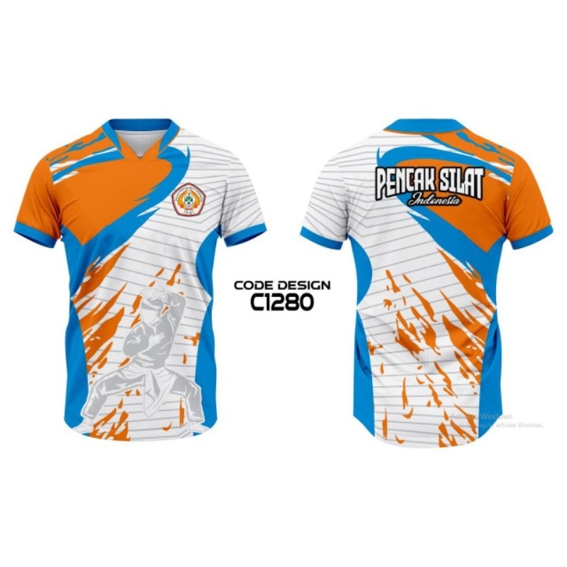 Jersey Pencak Silat POPDA O2SN Kualitas Premium bebas Custom dan Gratis Desain