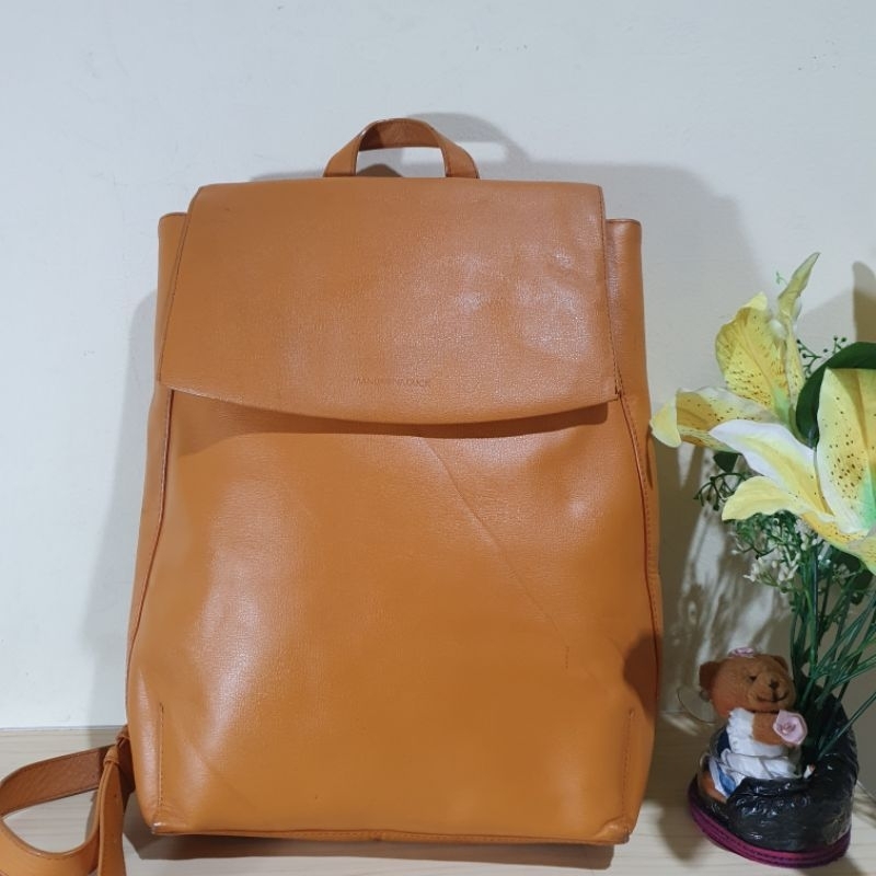 Tas Ransel Kulit Asli Mandarina duck Preloved