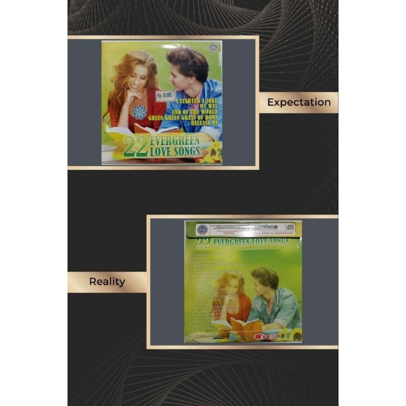 CD audio 22 Evergreen love songs