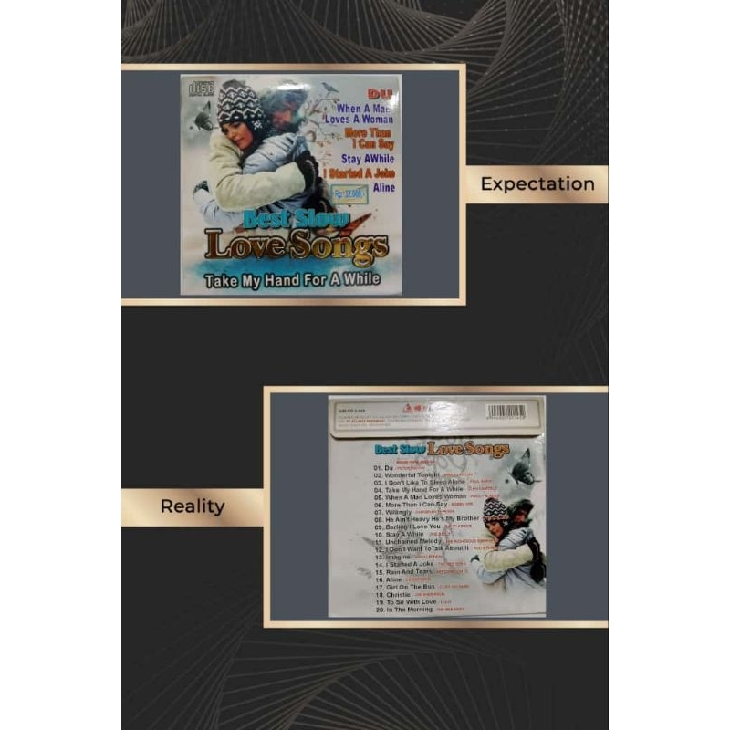 CD audio golden love songs