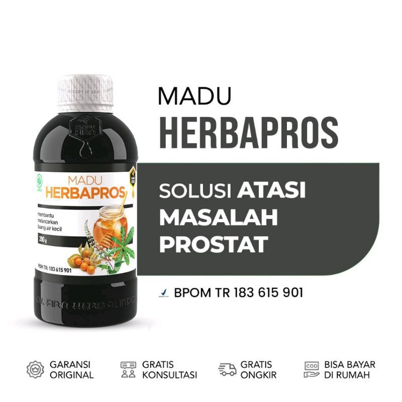 

DWI FARMA - MADU HERBAPROS 280gr - Membantu Atasi Masalah Prostat