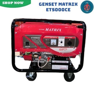 Mesin Genset Super Matrix ET 5000 CE ( 2500 Watt, 1 Phase ) - Genset Bensin Super Matrix