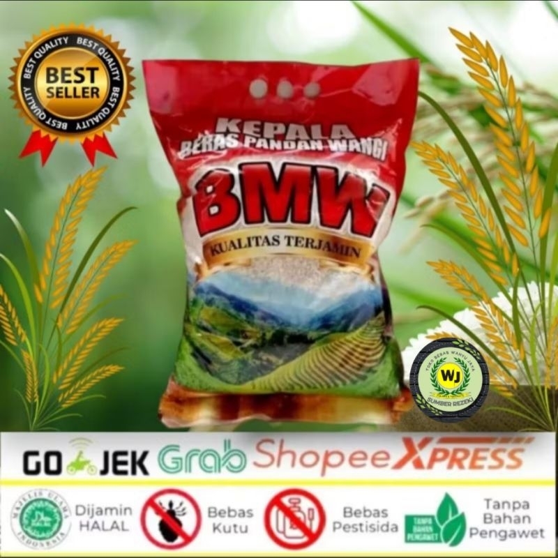 

BERAS PANDAN WANGI BMW CITRA 5 KG, 10 KG, 20 KG