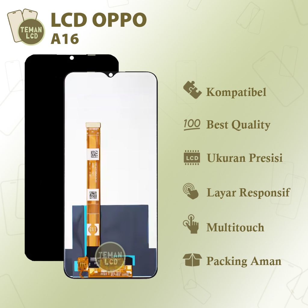 LCD Oppo A16 - Original 100% Fullset Touchscreen
