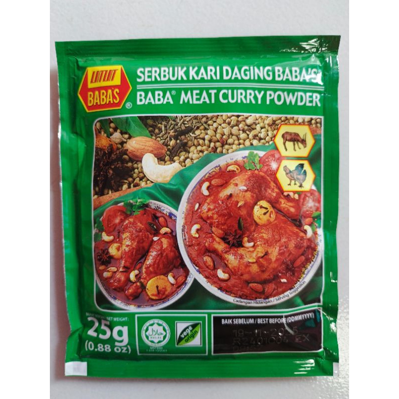 

Serbuk Kari Daging Babas - Sayur Segar Palembang