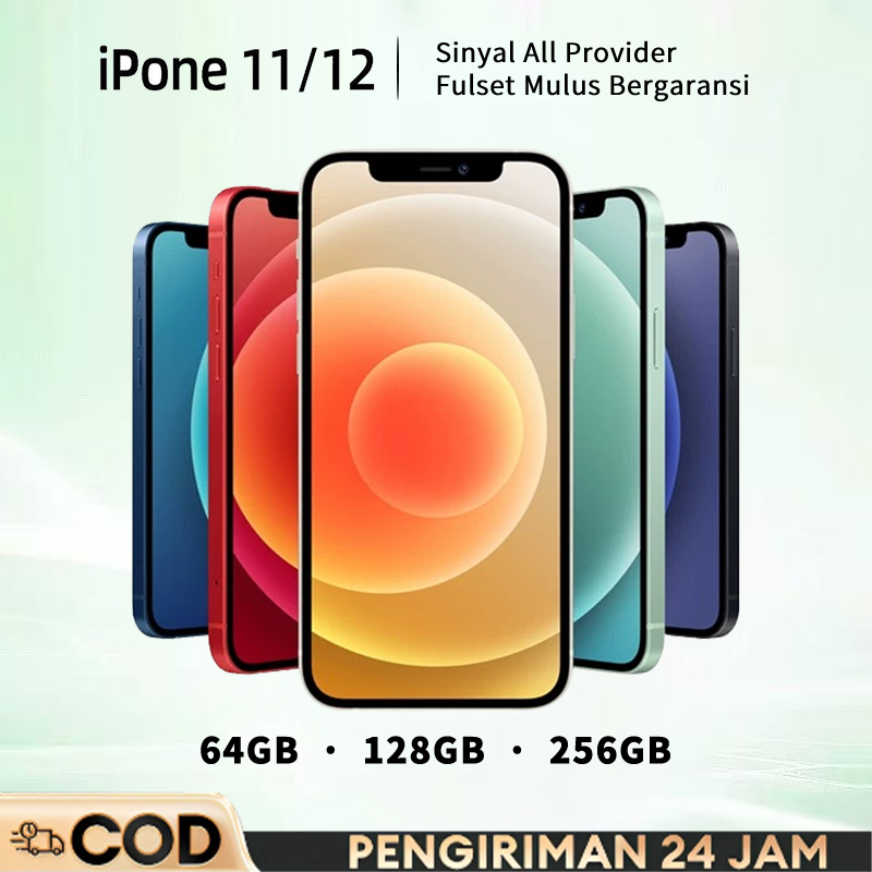 BC iP 12 / iP 11 256GB / 128GB Fullset Lcd Mulus No Recond No Refurbish