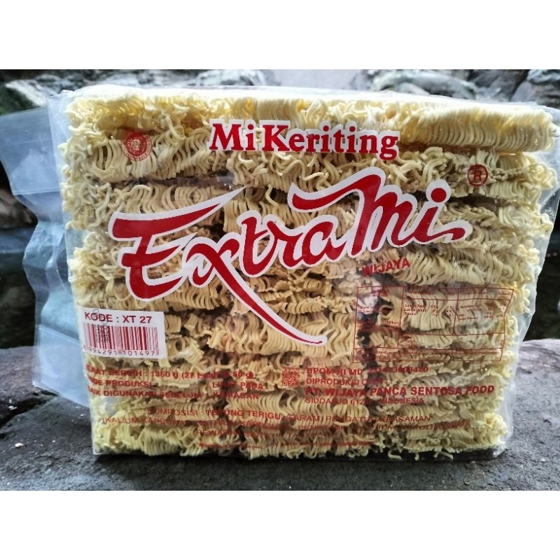 

Mie keriting keriting Extra mie (27 keping @50gr) 1350gram Ed 2026
