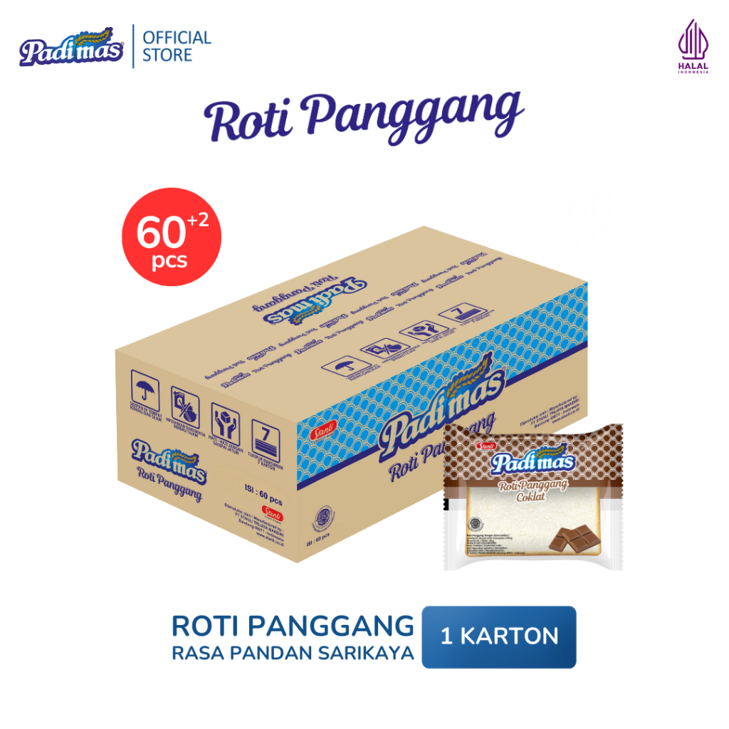 

Roti Panggang Padimas Coklat Extra2 Karton