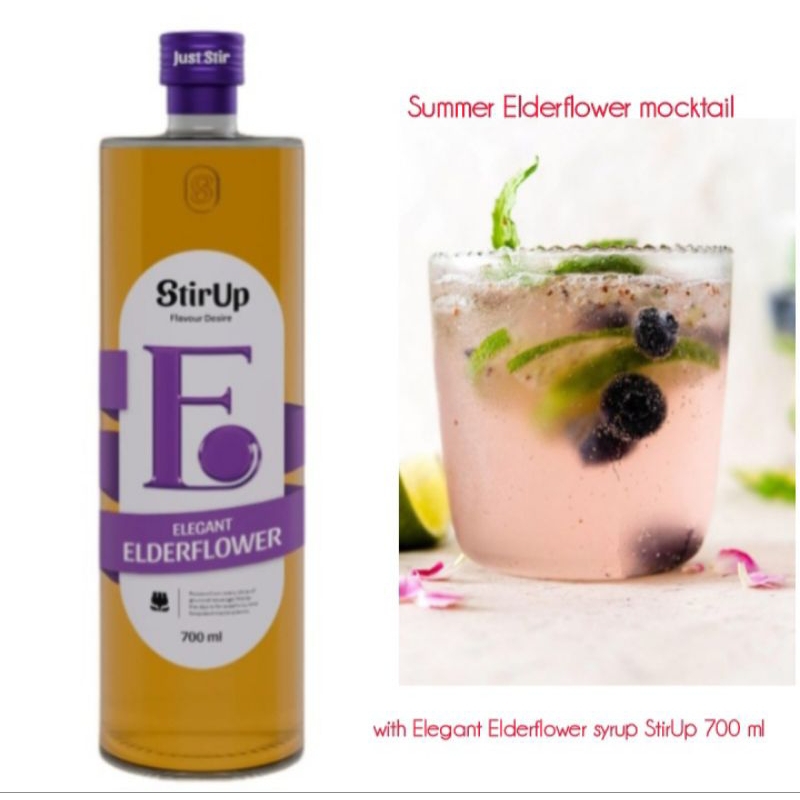 

FLASH SALE . Elegant Elderflower syrup StirUp 700 ml